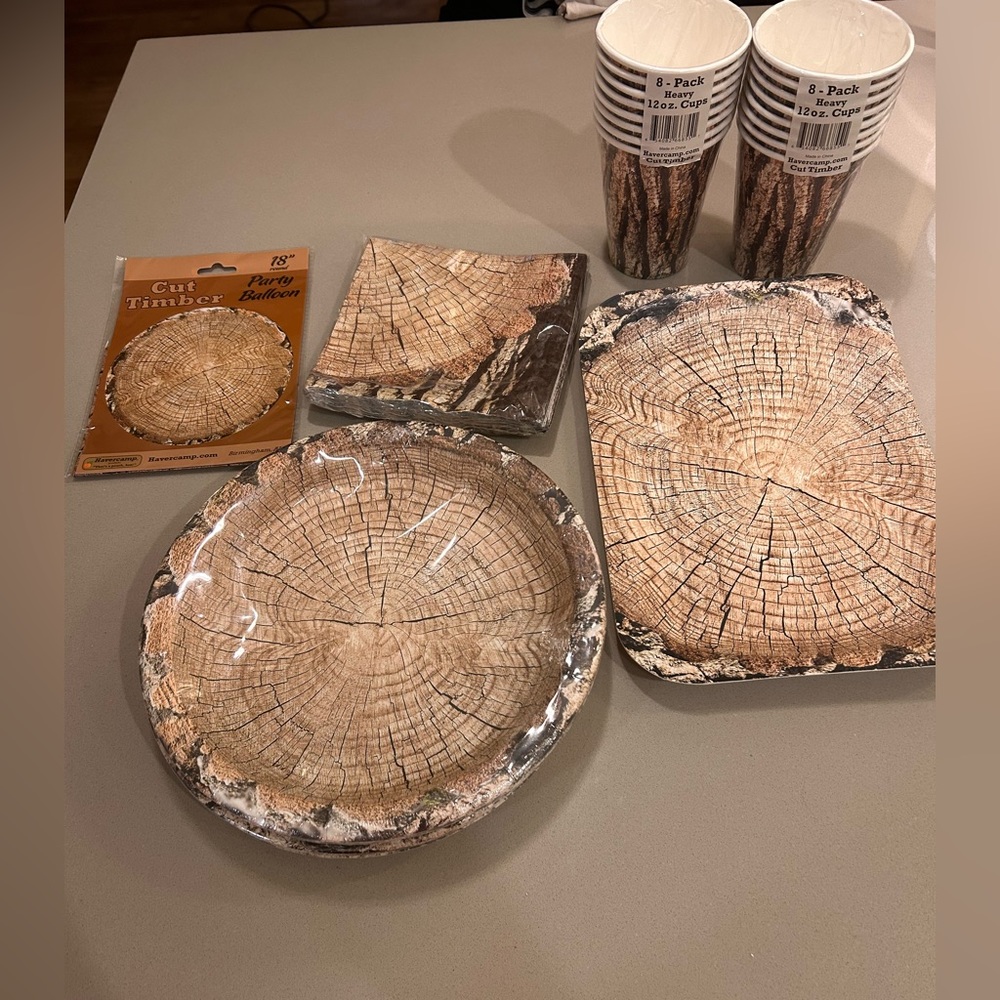 Haverwood’s Cut Wood Timber Party Package